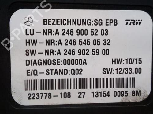 Electronic module MERCEDES-BENZ A-CLASS (W176) A 180 (176.042) | BP38854379M83 - Image 7