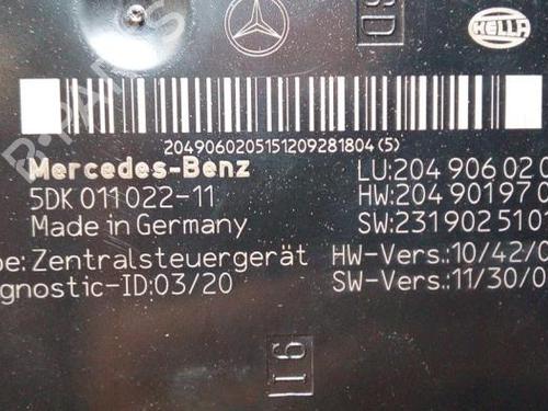 Electronic module MERCEDES-BENZ C-CLASS (W204) C 200 CDI (204.001) | BP38855300M83 - Image 3