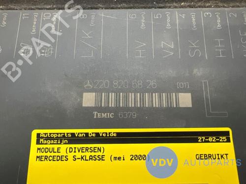 Control unit MERCEDES-BENZ S-CLASS (W220) S 500 (220.075, 220.175, 220.875) | BP25972890M11 