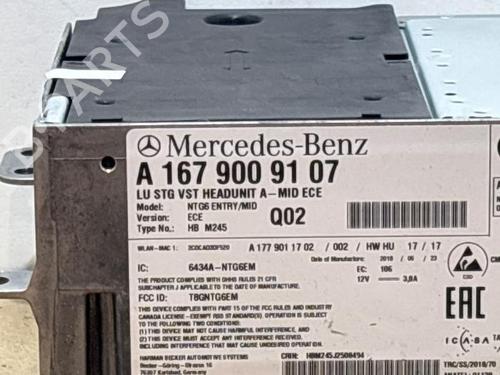 Radio MERCEDES-BENZ A-CLASS (W177) A 200 (177.087) | BP38826729E6 - Image 3