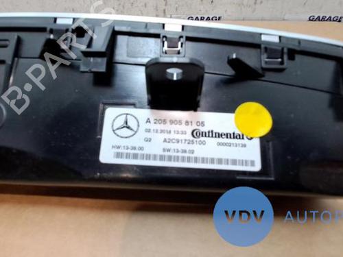 Climate control MERCEDES-BENZ C-CLASS (W205) C 220 BlueTEC / d (205.003) | BP25958963I5 