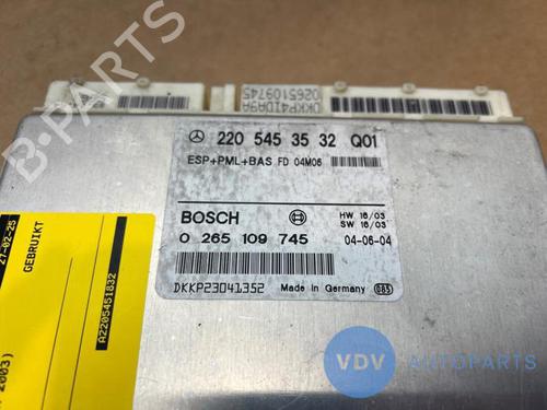 Elektronisk modul MERCEDES-BENZ S-CLASS (W220) S 55 AMG Kompressor (220.074, 220.174) | BP25972848M83 