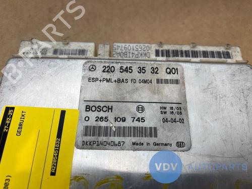 Elektronisk modul MERCEDES-BENZ S-CLASS (W220) S 55 AMG Kompressor (220.074, 220.174) | BP25972849M83 