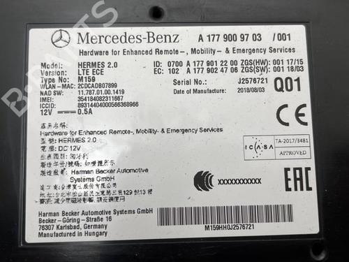 Electronic module MERCEDES-BENZ A-CLASS (W177) A 200 (177.087) | BP38832545M83 - Image 3
