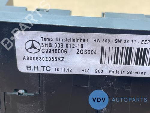 Climate control MERCEDES-BENZ SPRINTER 3,5-t Van (B906) 313 CDI (906.631, 906.633, 906.635, 906.637) | BP27249892I5 