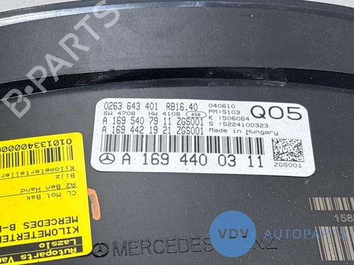 Display monitor MERCEDES-BENZ B-CLASS Sports Tourer (W245) B 150 (245.231) | BP27497971C48 