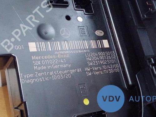 Electronic module MERCEDES-BENZ C-CLASS (W204) C 180 CDI (204.000) | BP25943429M83 