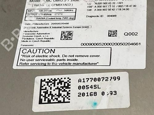 Control unit MERCEDES-BENZ A-CLASS (W177) A 250 e (177.086) | BP38828844M11 - Image 3