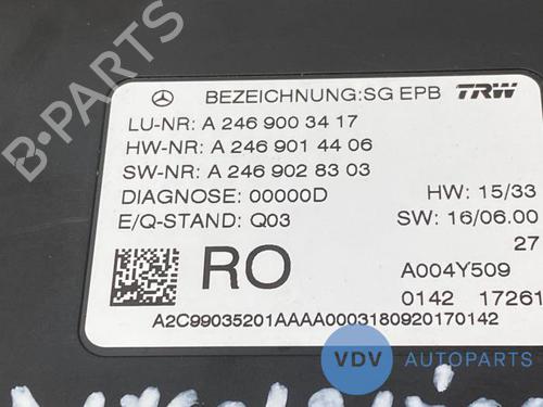 Electronic module MERCEDES-BENZ B-CLASS Sports Tourer (W246, W242) B 200 CDI / d (246.208) | BP25946078M83 