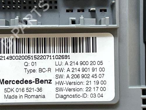 Electronic module MERCEDES-BENZ C-CLASS T-MODEL (S206) C 300 e (206.254) | BP38822169M83 - Image 3