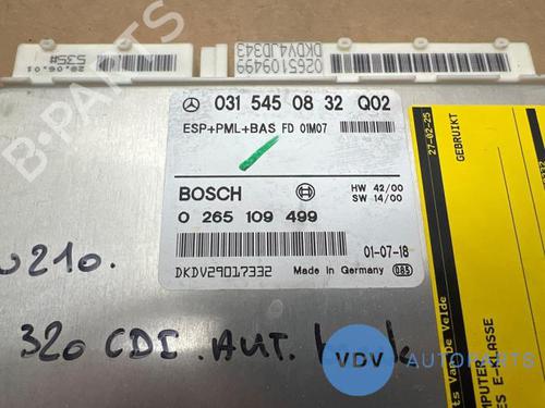 Electronic module MERCEDES-BENZ E-CLASS (W210) E 270 CDI (210.016) | BP25972926M83 