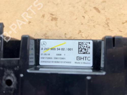 Climate control MERCEDES-BENZ A-CLASS Saloon (V177) A 180 d (177.103) | BP38819774I5 - Image 3