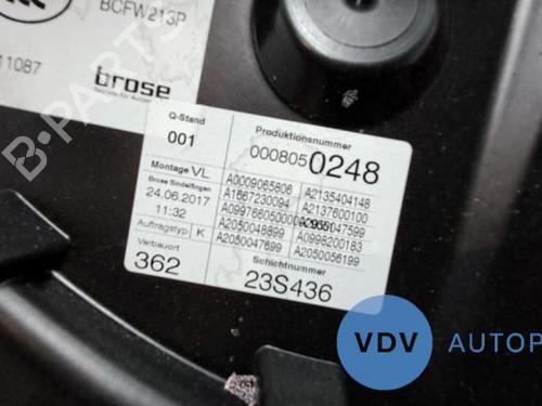 Front right window mechanism MERCEDES-BENZ E-CLASS All-Terrain (S213) E 350 d 4-matic (213.237) | BP25955093C23 
