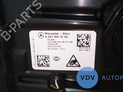 Right headlight MERCEDES-BENZ GLB (X247) GLB 200 (247.687) | BP25943516C29 