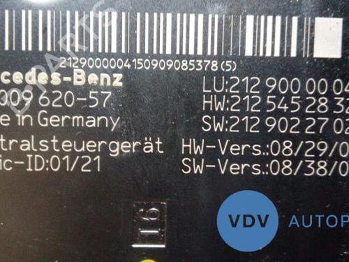 Electronic module MERCEDES-BENZ E-CLASS (W212) E 350 CDI 4-matic (212.089) | BP25944233M83 