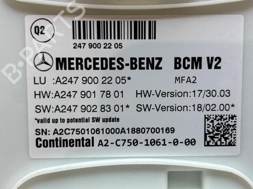 Electronic module MERCEDES-BENZ A-CLASS (W177) A 200 d (177.012) | BP38839968M83 - Image 3