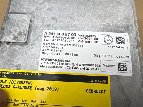 Electronic module MERCEDES-BENZ A-CLASS Saloon (V177) A 200 (177.187) | BP38819859M83 - Image 2