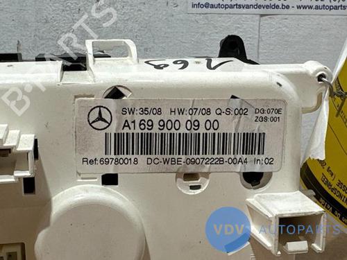 Climate control MERCEDES-BENZ A-CLASS (W169) A 150 (169.031, 169.331) | BP25948652I5 