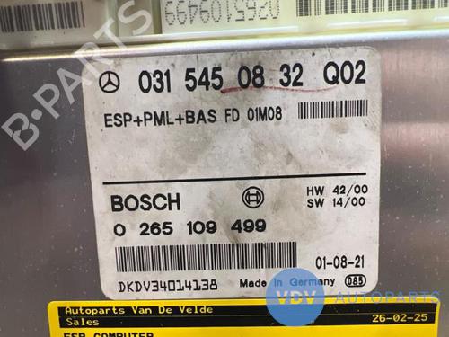 Electronic module MERCEDES-BENZ E-CLASS (W210) E 200 CDI (210.007) | BP25972658M83 