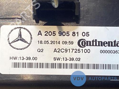 Climate control MERCEDES-BENZ C-CLASS (W205) C 220 BlueTEC / d (205.003) | BP25955951I5 