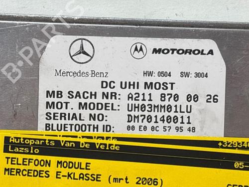 Electronic module MERCEDES-BENZ E-CLASS (W211) E 200 CDI (211.004) | BP38851733M83 - Image 3