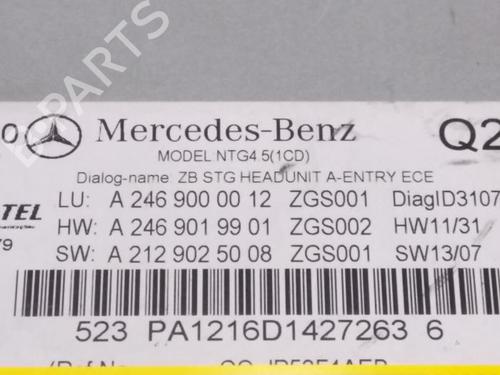 Radio MERCEDES-BENZ A-CLASS (W176) A 180 CDI / d (176.012) | BP38854782E6 - Image 11