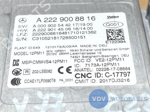 Electronic module MERCEDES-BENZ S-CLASS (W222, V222, X222) AMG S 63 4-matic+ (222.188) | BP29881797M83