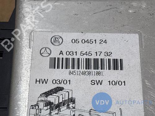 Fuse box MERCEDES-BENZ S-CLASS (W220, V220) S 280 (220.063, 220.163) | BP27395121E1