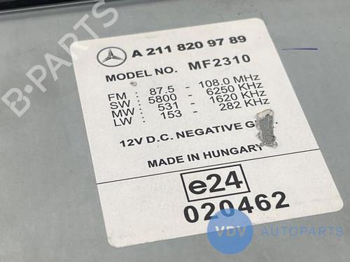 Radio MERCEDES-BENZ E-CLASS (W211) E 200 CDI (211.004) | BP26951784E6 