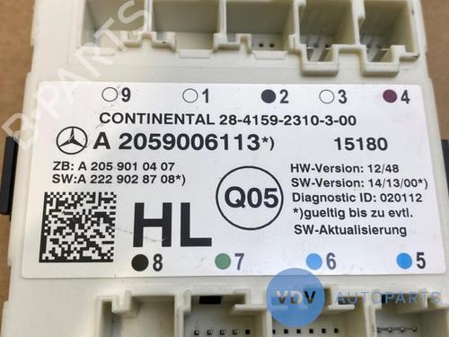 Electronic module MERCEDES-BENZ C-CLASS (W205) C 180 d (205.000) | BP25957357M83 