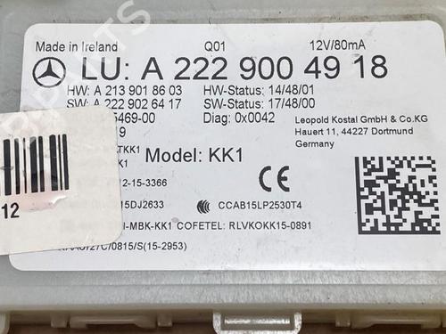 Electronic module MERCEDES-BENZ E-CLASS (W213) E 220 d (213.004) | BP38841528M83 - Image 2