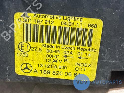 Right headlight MERCEDES-BENZ A-CLASS (W169) A 180 CDI (169.007, 169.307) | BP27503676C29 