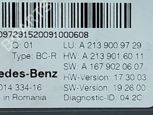 Módulo eletrónico MERCEDES-BENZ E-CLASS (W213) E 300 de (213.016) | BP38816601M83 - Image 3