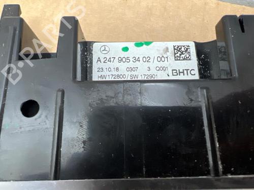 Climate control MERCEDES-BENZ A-CLASS Saloon (V177) A 180 d (177.103) | BP38835691I5 - Image 2