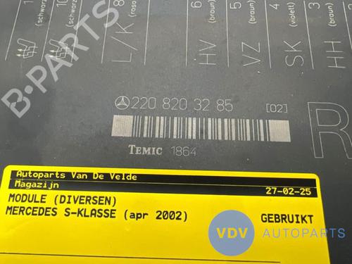 Control unit MERCEDES-BENZ S-CLASS (W220) S 500 (220.075, 220.175, 220.875) | BP25972868M11 
