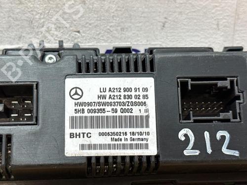 Climate control MERCEDES-BENZ E-CLASS (W212) E 200 CDI / BlueTEC (212.005, 212.006) | BP38850111I5 - Image 3