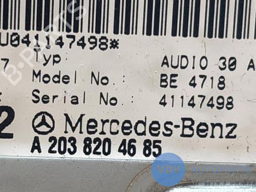 Radio MERCEDES-BENZ C-CLASS T-Model (S203) C 220 CDI (203.206, 203.208) | BP27461052E6 