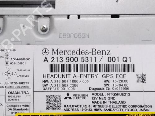 Radio MERCEDES-BENZ E-CLASS (W213) E 220 d (213.004) | BP38855943E6 - Image 6