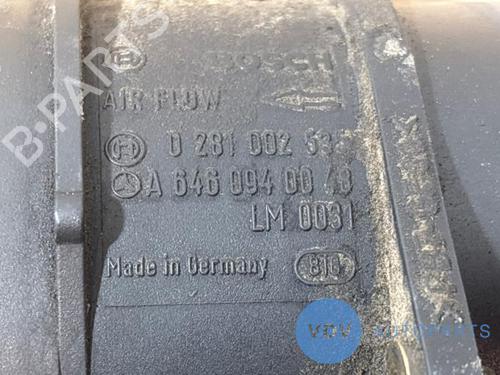 Mass air flow sensor MERCEDES-BENZ C-CLASS (W204) C 200 CDI (204.007, 204.006) | BP29393543M95 