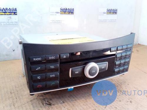 Used Radio MERCEDES-BENZ E-CLASS (W212) E 200 CDI / BlueTEC (212.005, 212.006) (136 hp) 25942758