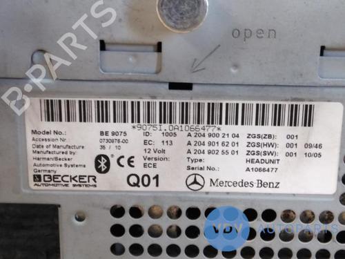 Radio MERCEDES-BENZ C-CLASS T-Model (S204) C 200 CDI (204.201) | BP25943044E6 