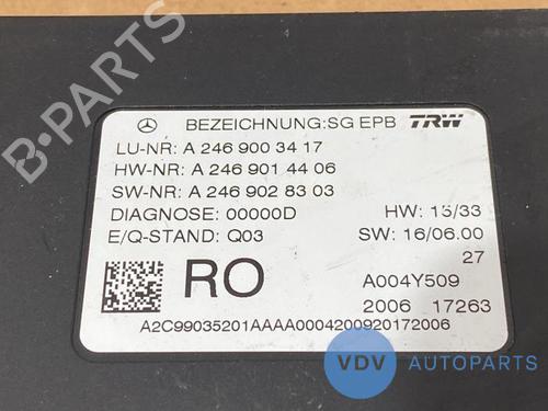Electronic module MERCEDES-BENZ B-CLASS Sports Tourer (W246, W242) B 200 CDI / d (246.208) | BP25946078M83 