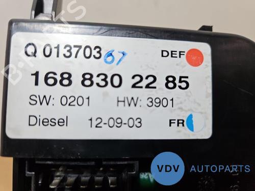 Climate control MERCEDES-BENZ A-CLASS (W168) A 170 CDI (168.009, 168.109) | BP27498012I5 