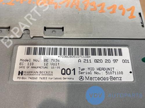 Radio MERCEDES-BENZ E-CLASS (W211) E 280 CDI (211.023) | BP25959734E6 