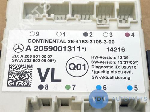 Electronic module MERCEDES-BENZ C-CLASS (W205) C 200 BlueTEC / d (205.037) | BP25955974M83 