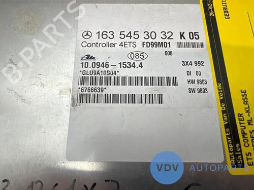 Control unit MERCEDES-BENZ M-CLASS (W163) ML 55 AMG (163.174) | BP25972643M11 
