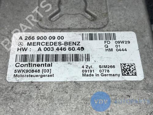 Engine control unit (ECU) MERCEDES-BENZ A-CLASS (W169) A 160 (169.031, 169.331) | BP25973631M57 