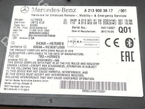 Módulo eletrónico MERCEDES-BENZ E-CLASS (W213) E 220 d (213.004) | BP38824190M83 - Image 3