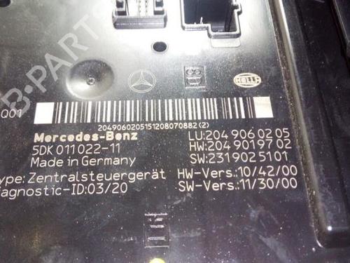 Electronic module MERCEDES-BENZ C-CLASS (W204) C 200 CDI (204.001) | BP38855524M83 - Image 10