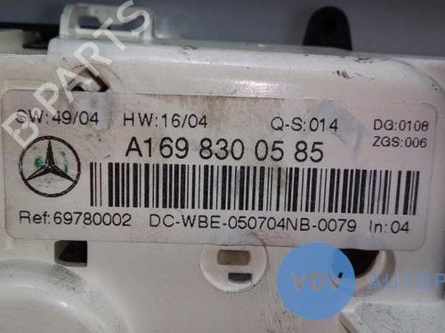 Climate control MERCEDES-BENZ A-CLASS (W169) A 150 (169.031, 169.331) | BP25944532I5 